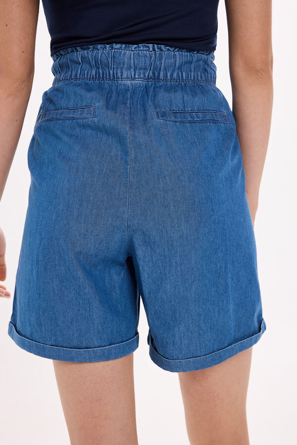 Milano Bermuda denim leve Azul claro