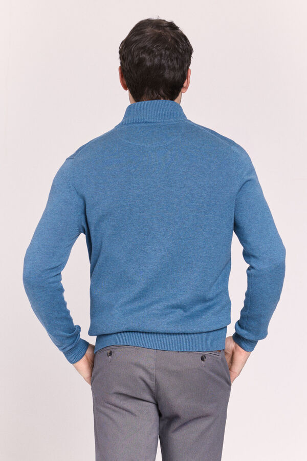 Milano C&aacute;rdigan cremallera Azul