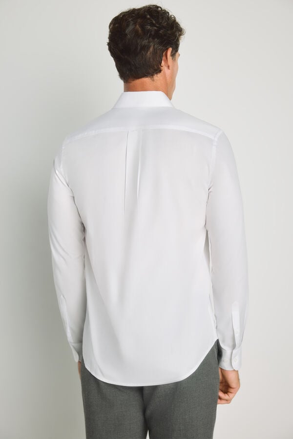 Milano Camisa de manga comprida Branco