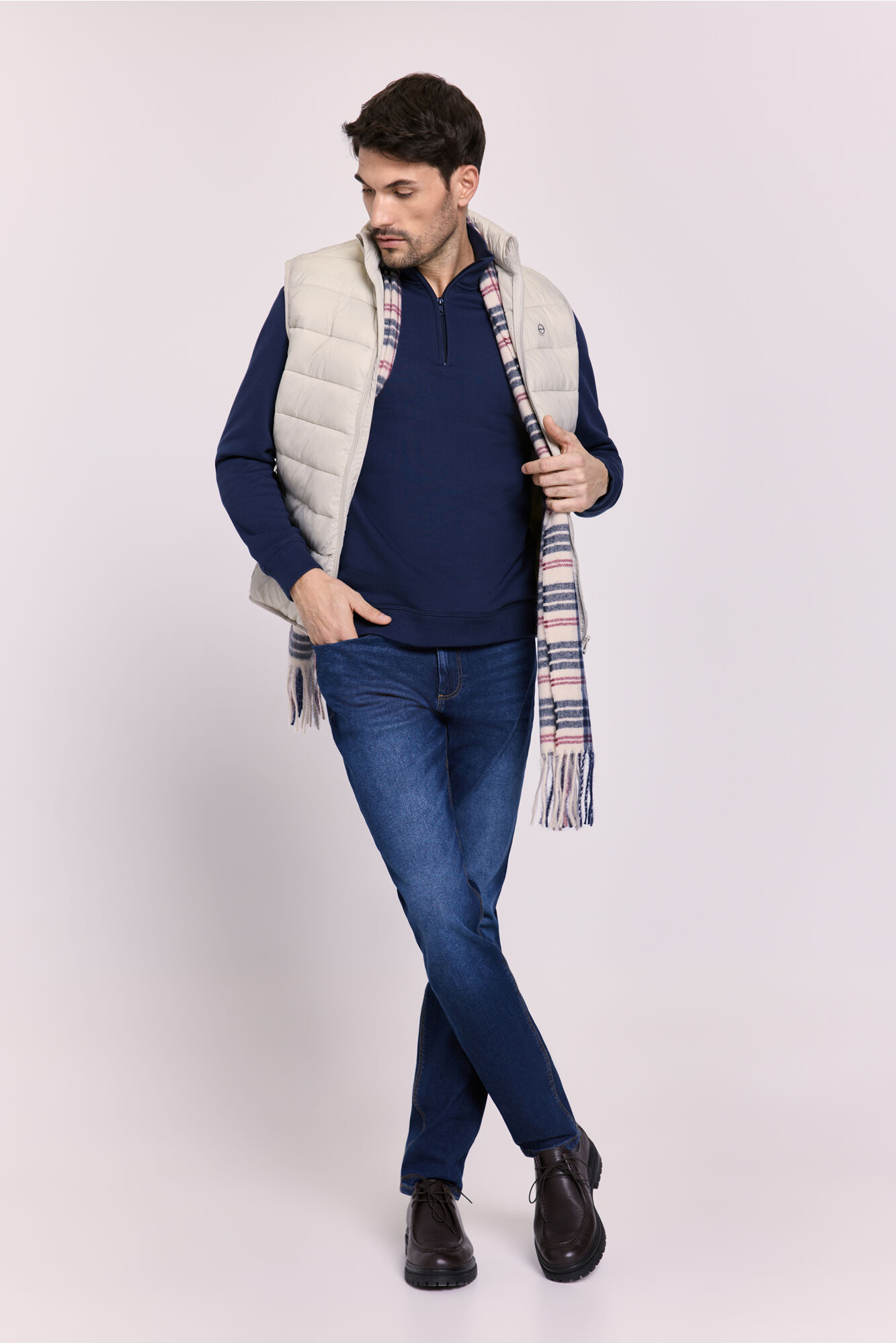 Milano Sudadera cuello semicisne con cremallera