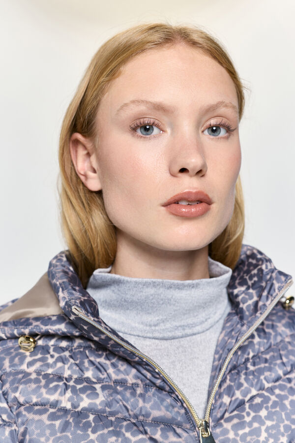 Milano Cazadora acolchada estampada Beige/Claro