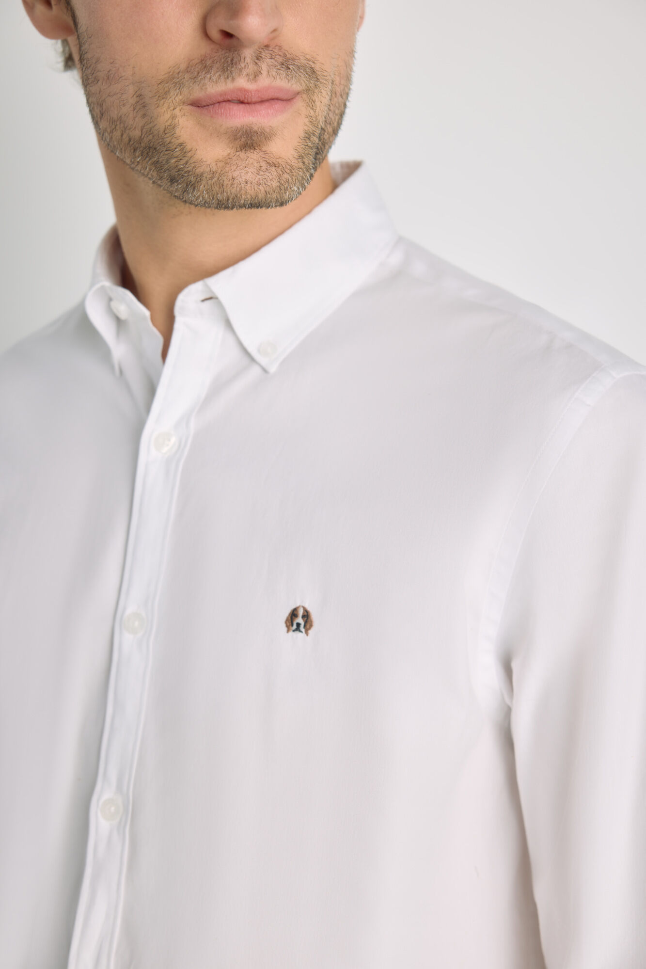 Milano Camisa lisa manga larga