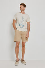 Milano Bermuda lisa Beige