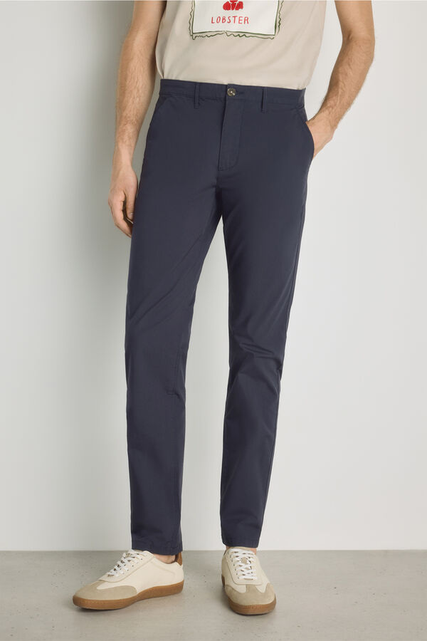 Milano Cal&ccedil;as chino slim Marinho