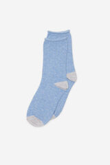 Milano Meias mini bolinhas Azul claro