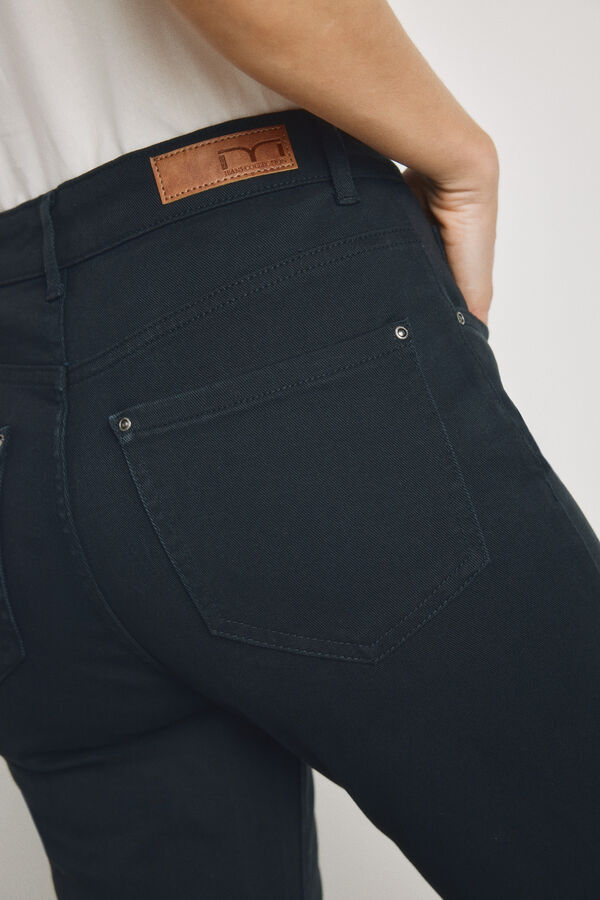 Milano Pantal&oacute;n denim color Negro