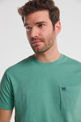 Fifty Outlet Camiseta Caja Lisa Verde