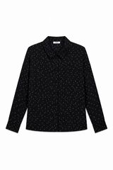 Milano Camisa estampada Negro