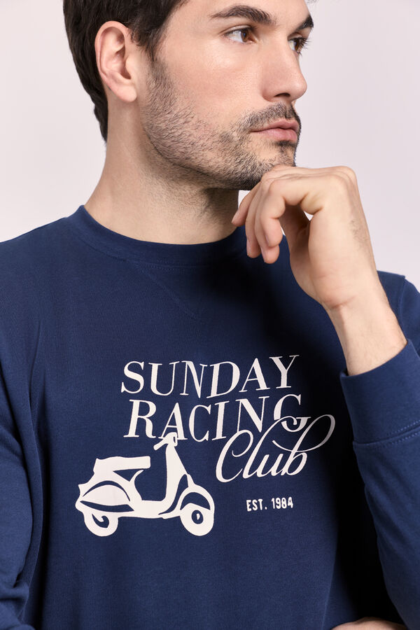 Milano Sudadera cuello redondo Navy