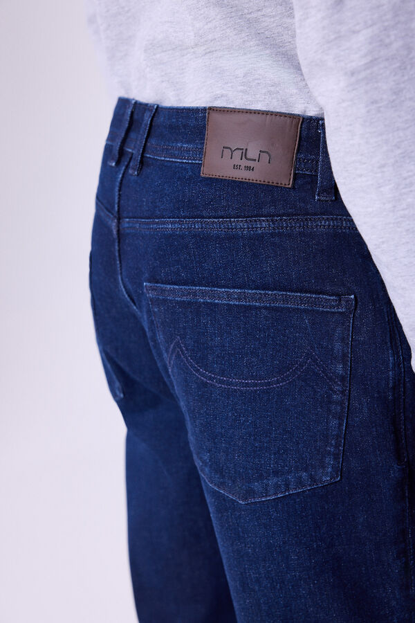 Milano Pantalón Vaquero Comfort Fit Navy