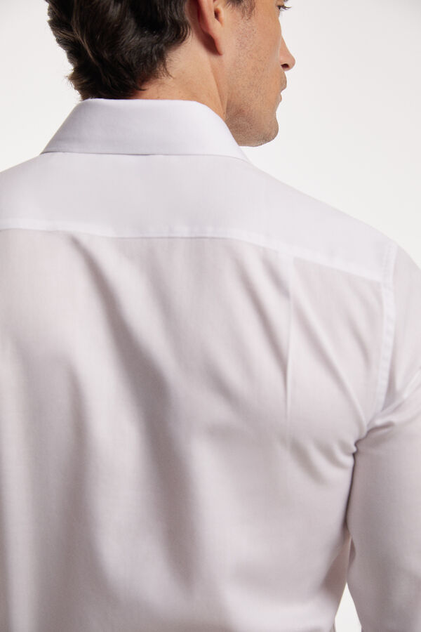 Fifty Outlet Camisa Estructura Blanca Blanco