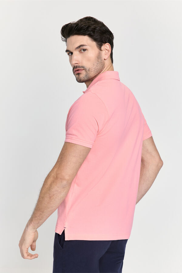 Pedro del Hierro Polo b&aacute;sico manga curta Rosa
