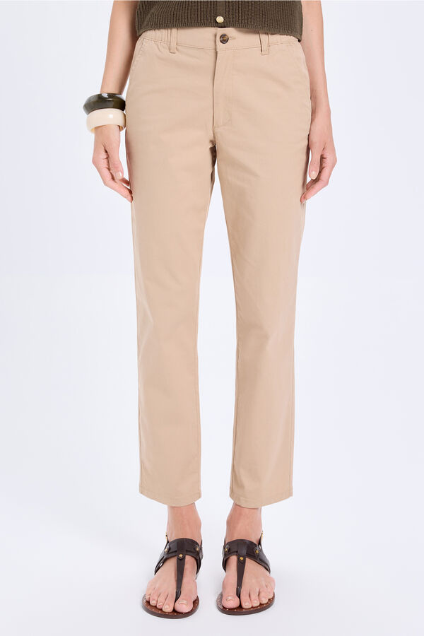 Milano Calça esportiva com cós elástico Camel