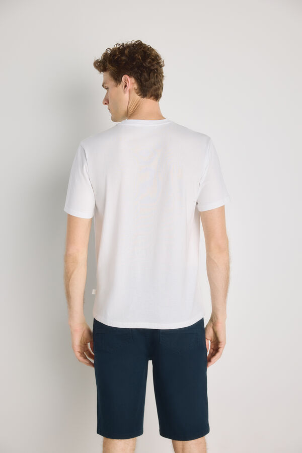 Springfield T-shirt de manga curta Branco