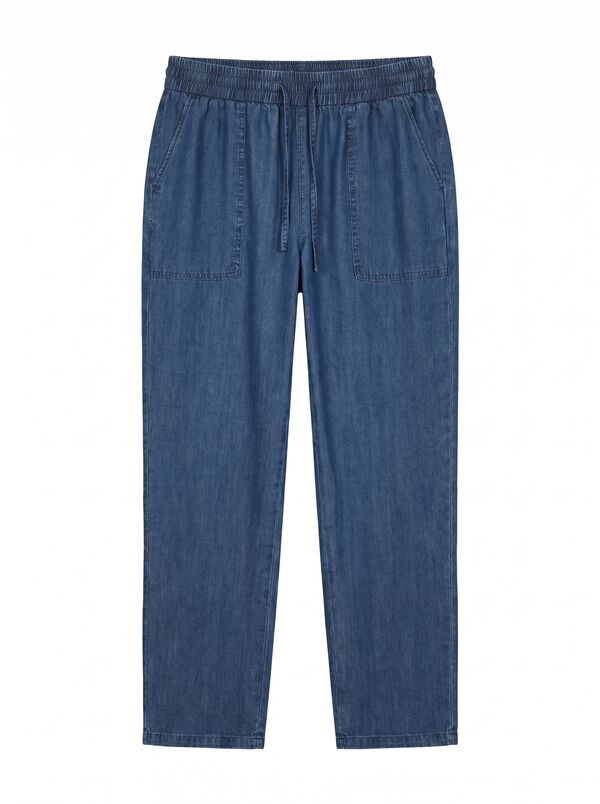 Milano Cal&ccedil;as jeans leves Marinho