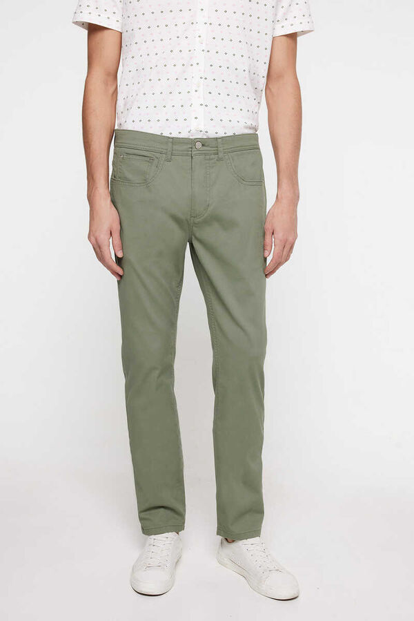 Milano Cal&ccedil;as 5 bolsos Verde