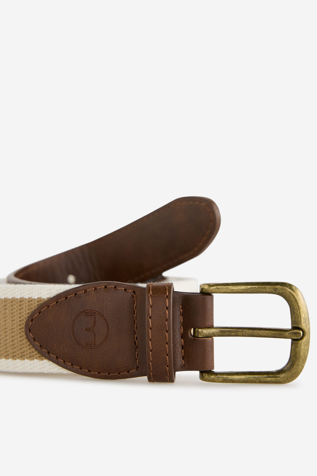 Milano Cinto de lona bege