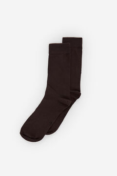 Fifty Outlet Pack 2 calcetines básicos. Marron