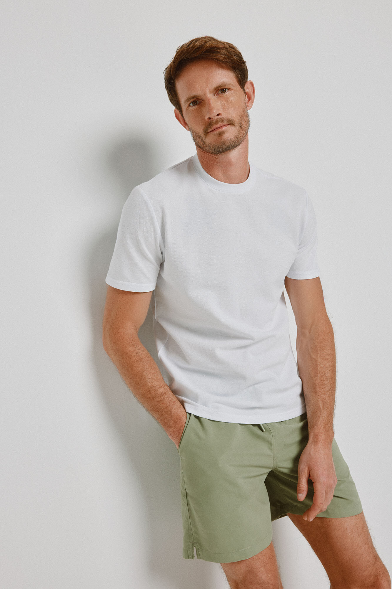 Milano T-shirt manga curta piqu&eacute;