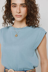 Milano T-shirt de manga curta Azul