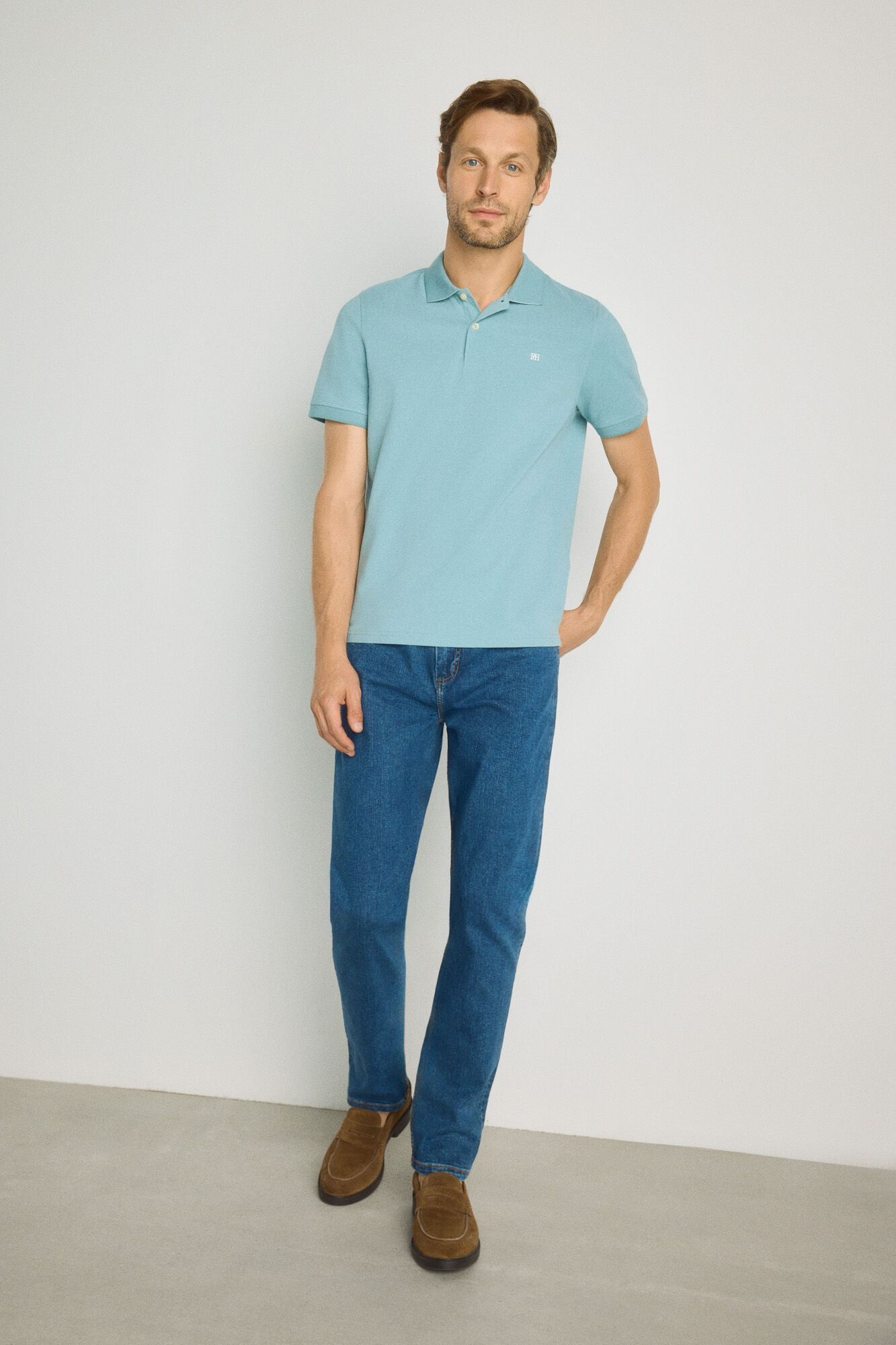 Pedro del Hierro Polo manga corta