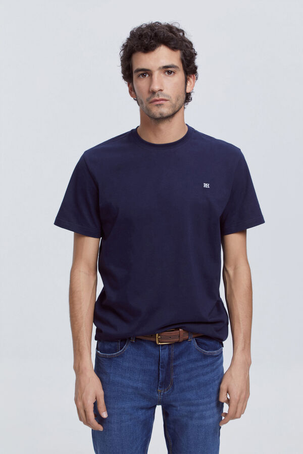 Pedro del Hierro T-shirt B&aacute;sica PDH Marinho