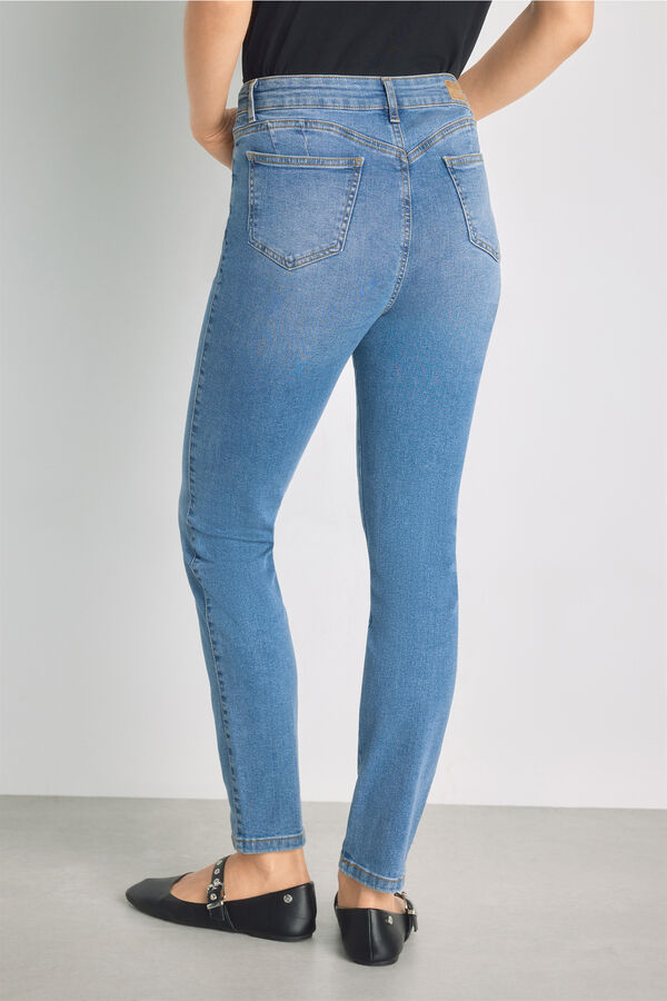 Milano Pantal&oacute;n denim slim Azul
