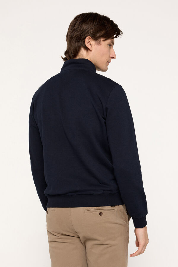 Pedro del Hierro Sudadera media cremallera PDH Navy