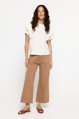 Fifty Outlet Calças culotte Camel