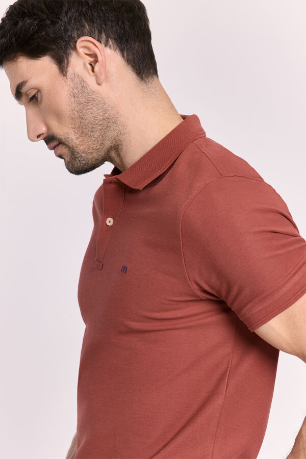 Milano Polo manga corta Vino