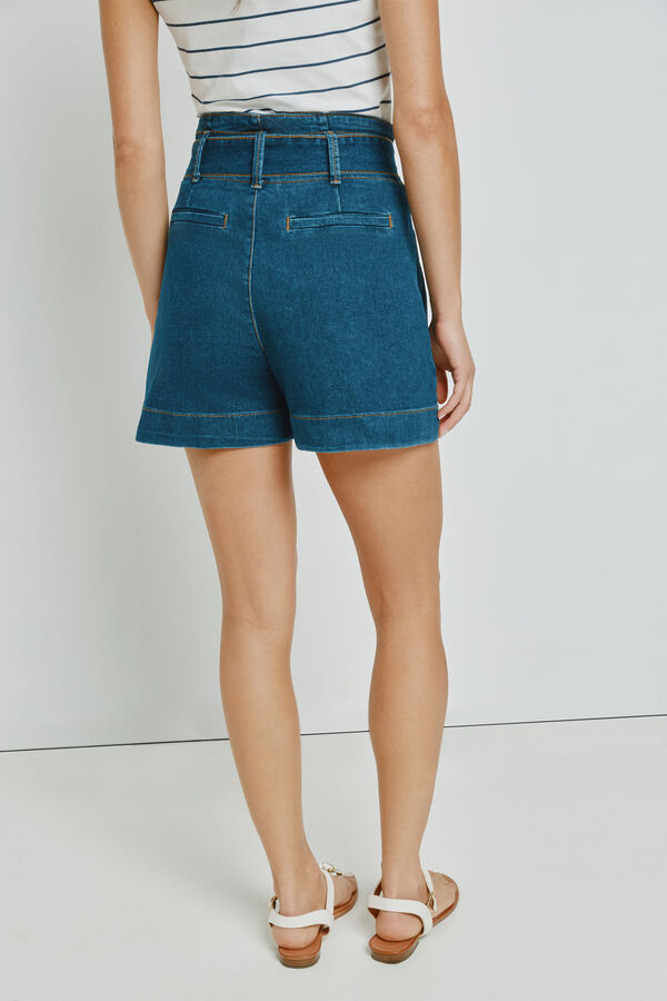 Milano Bermuda jeans regular fit Marinho