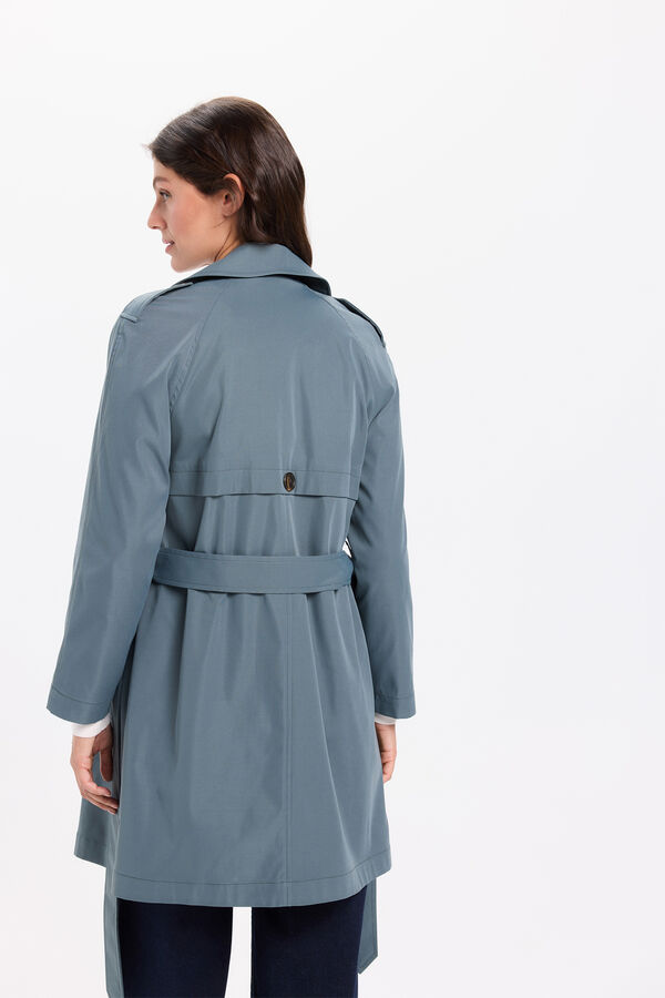 Milano Gabardina Azul turquesa