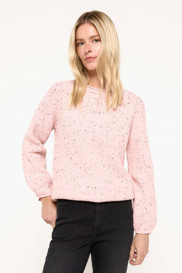 Milano Jersey efecto botonato Rosa