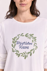 Milano Pijama Flower Marfil