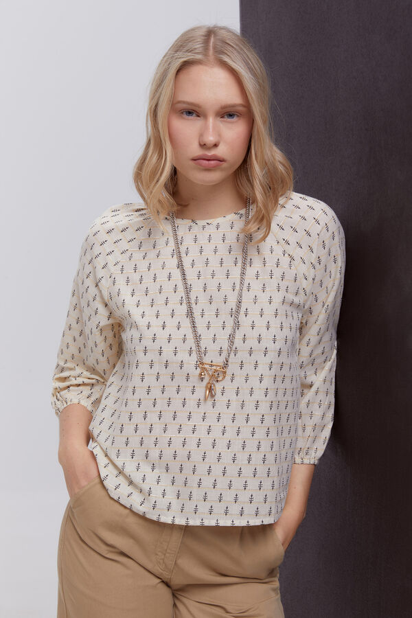 Milano Blusa bufante Marfim