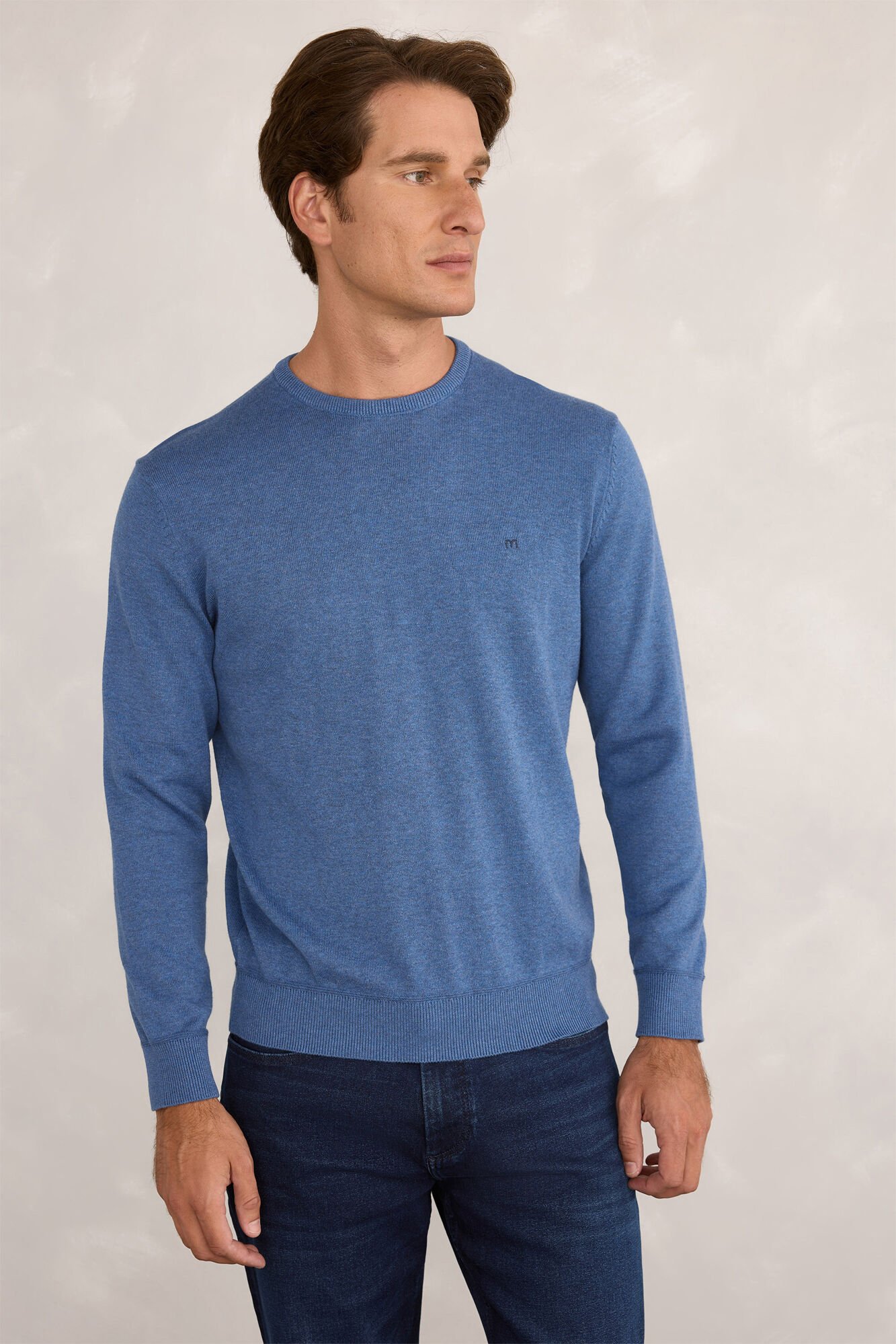 Milano Camisola b&aacute;sico redondo