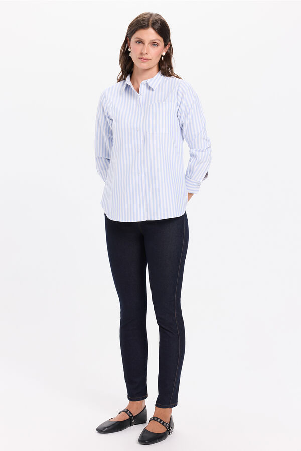 Milano Camisa oxford Azul