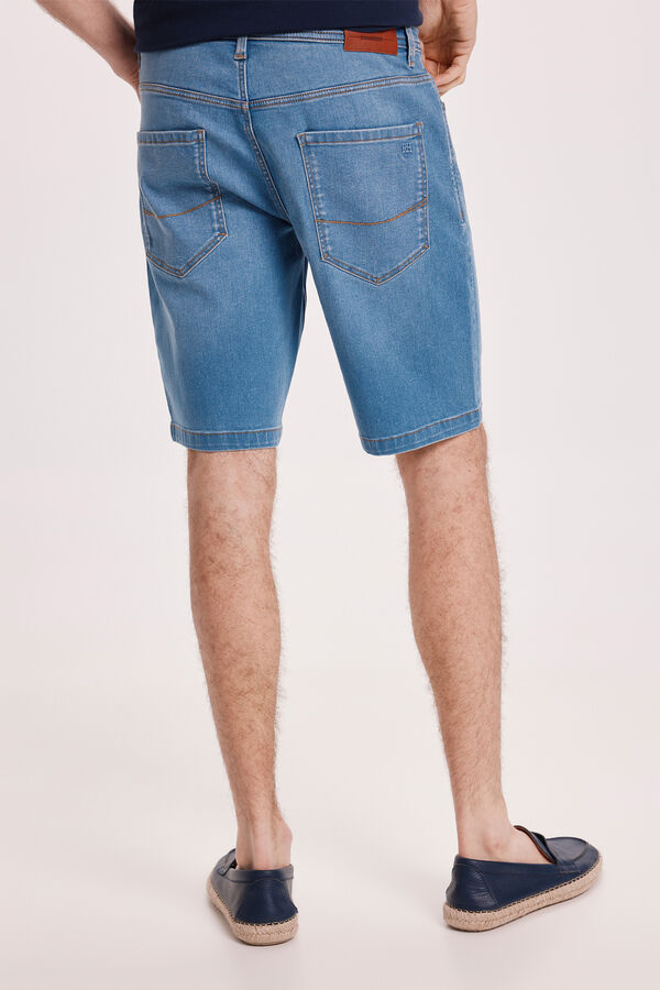 Pedro del Hierro Bermuda PDH Jeans Slim Azul