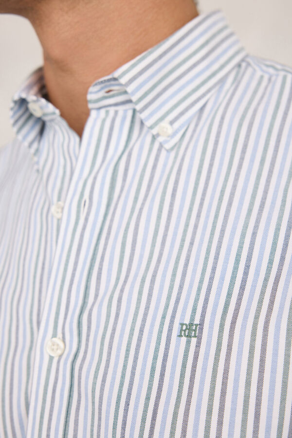 Pedro del Hierro Camisa Sport Rayas Botella