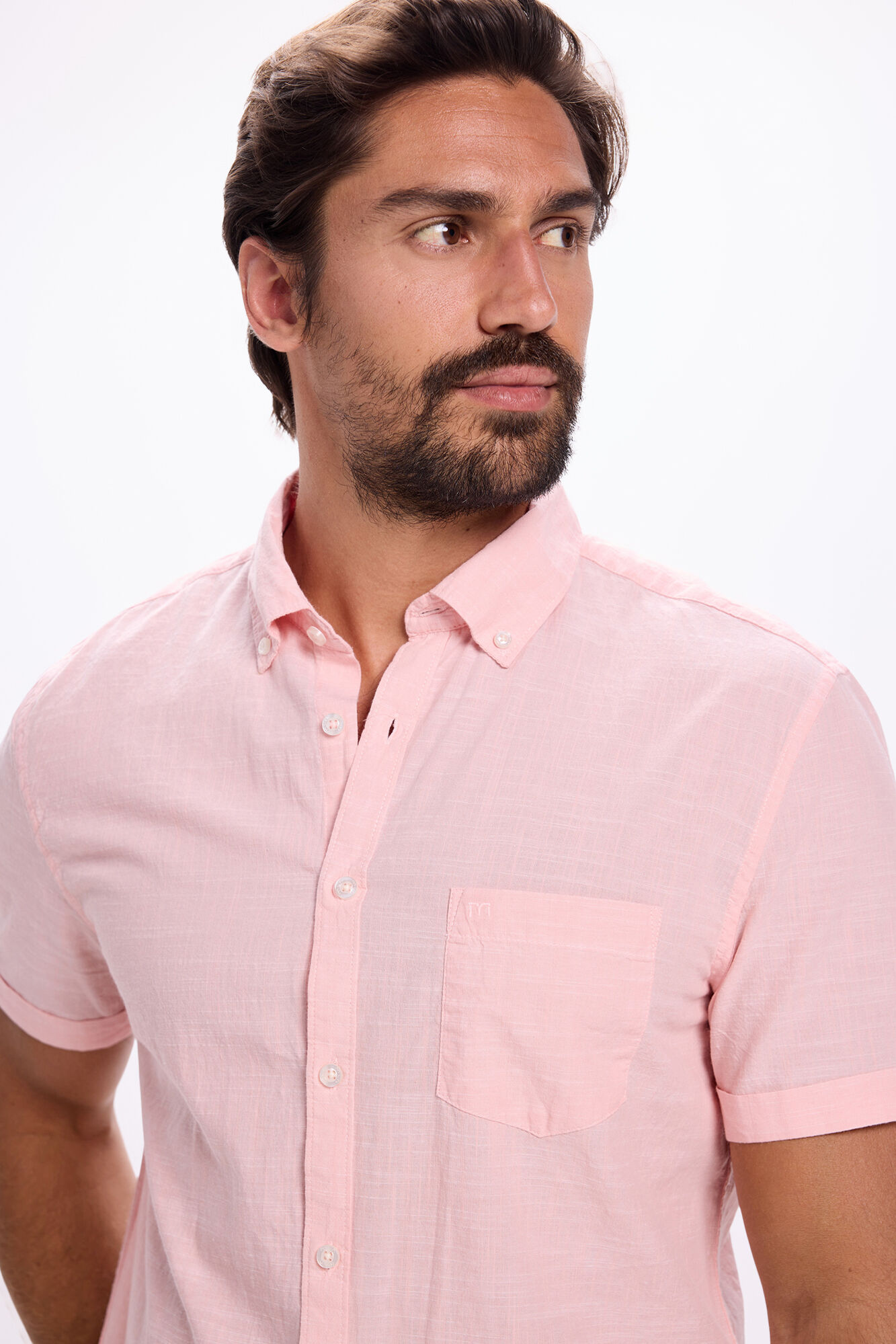 Milano Camisa Slub Lisa