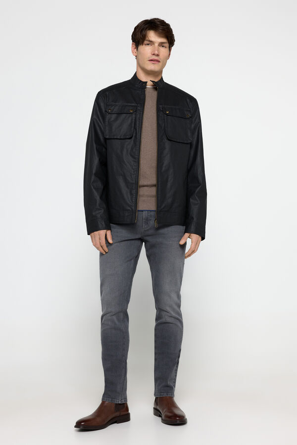 Milano Casaco Biker Preto