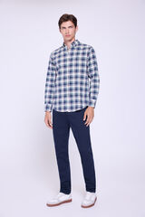 Springfield Camisa Cuadros Relaxed Fit Botella