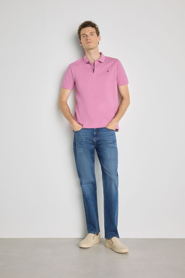 Pedro del Hierro Polo de manga curta Rosa