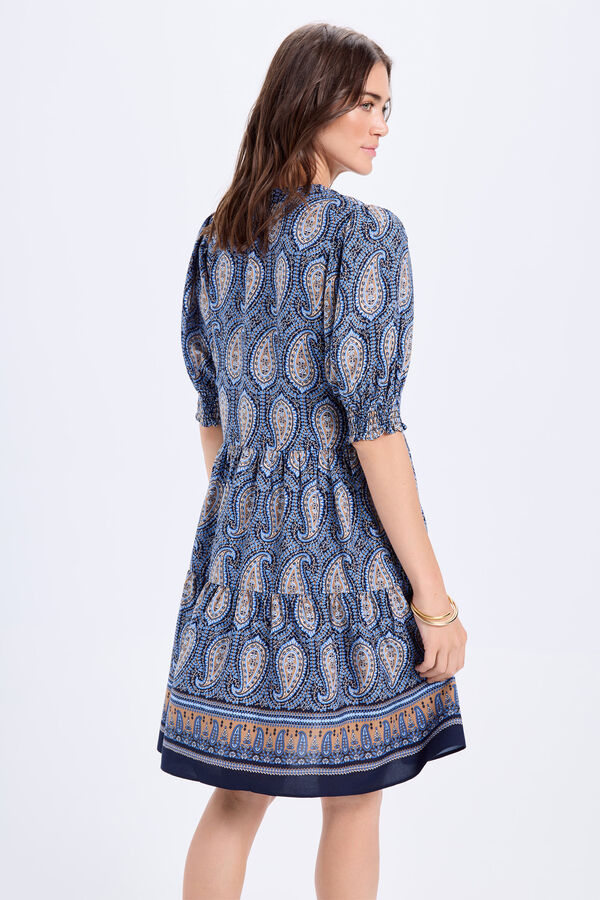 Milano Vestido fluído Azul