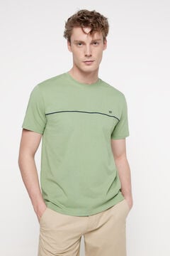 Fifty Outlet T-shirt manga curta PDH 100% algodão Verde