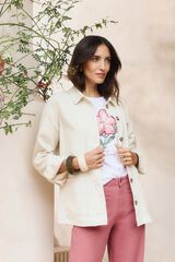 Milano Chaqueta cuello solapa Marfil