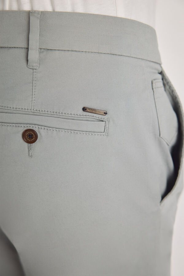 Pedro del Hierro Cal&ccedil;as chino slim fit Cinza medio