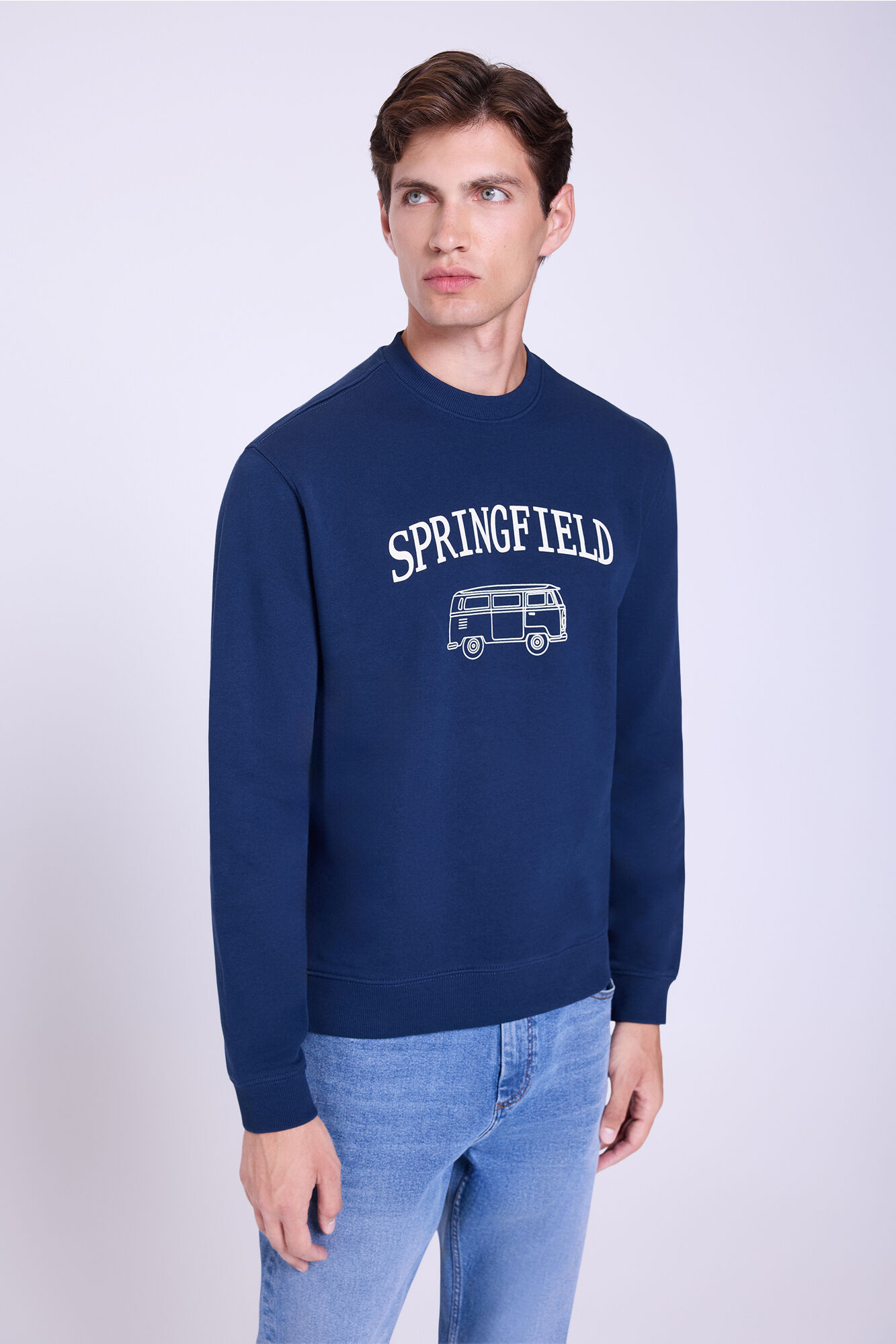 Springfield Sudadera B&aacute;sica Print