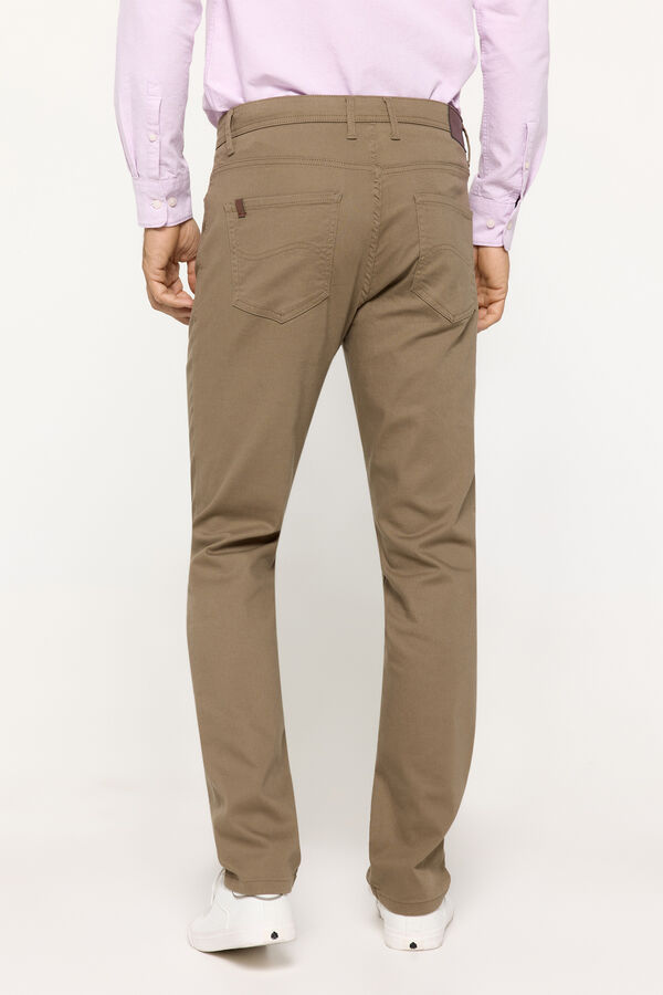 Milano Calças com 5 bolsos Verde escuro