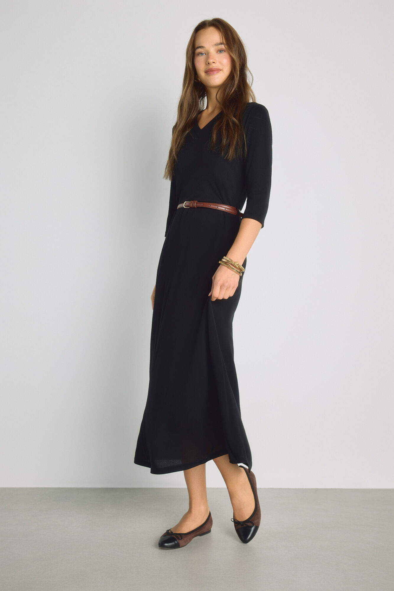 Milano Vestido escote pico